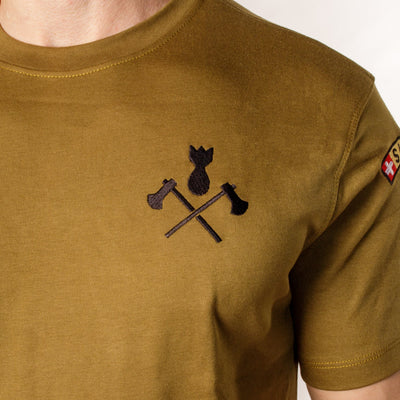 T-shirt de fonction en coton - Vert - Troupes de sauvetage