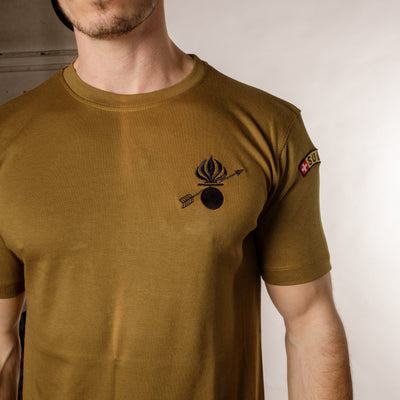 T-shirt de fonction en coton - Vert - Grenadier (FS)