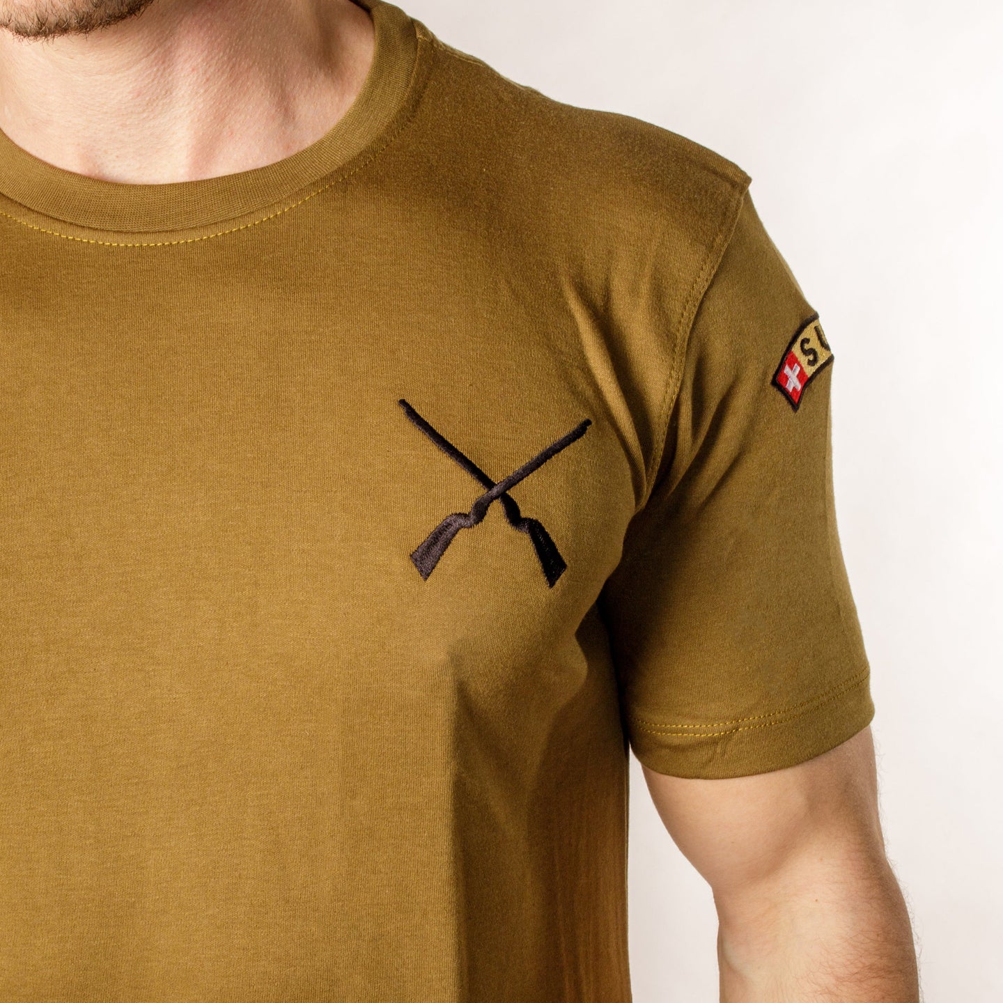 T-shirt de fonction en coton - Vert (Fonction au choix) - Fantassin