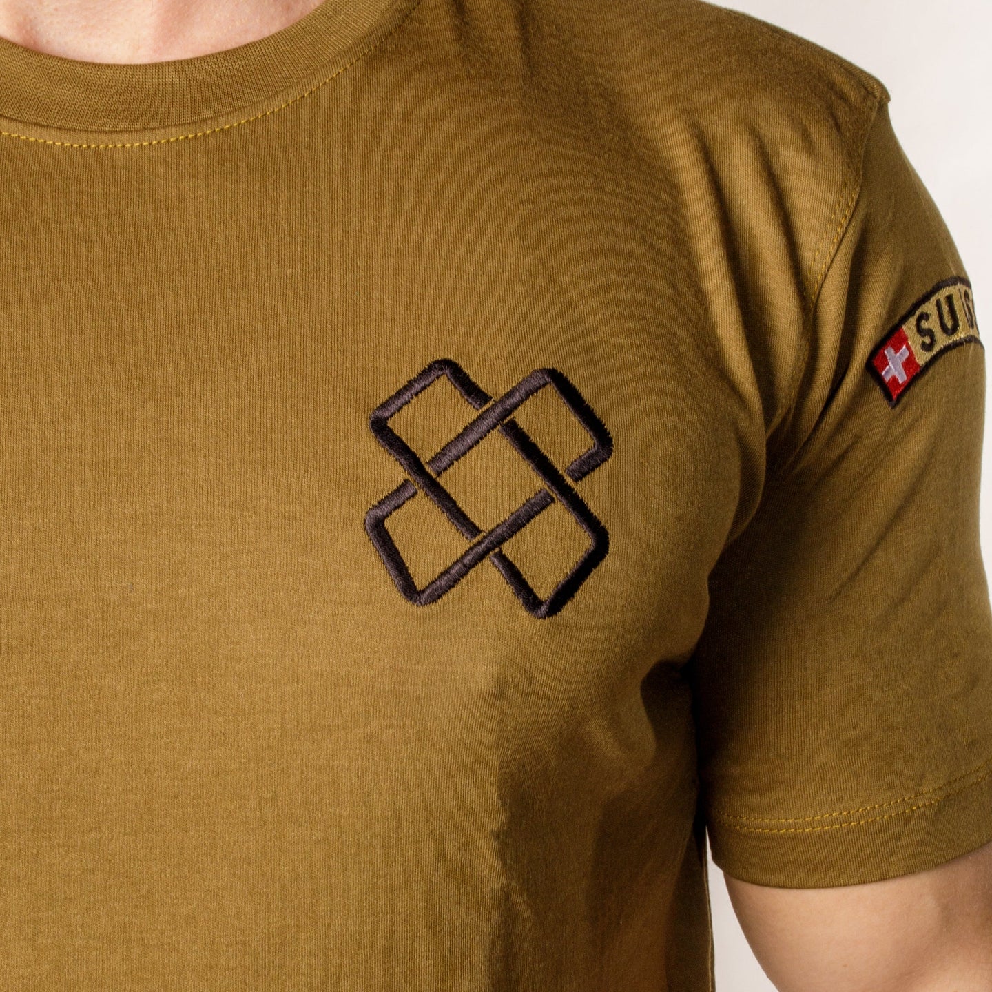 T-shirt de fonction en coton - Vert (Fonction au choix) - Troupes de logistique