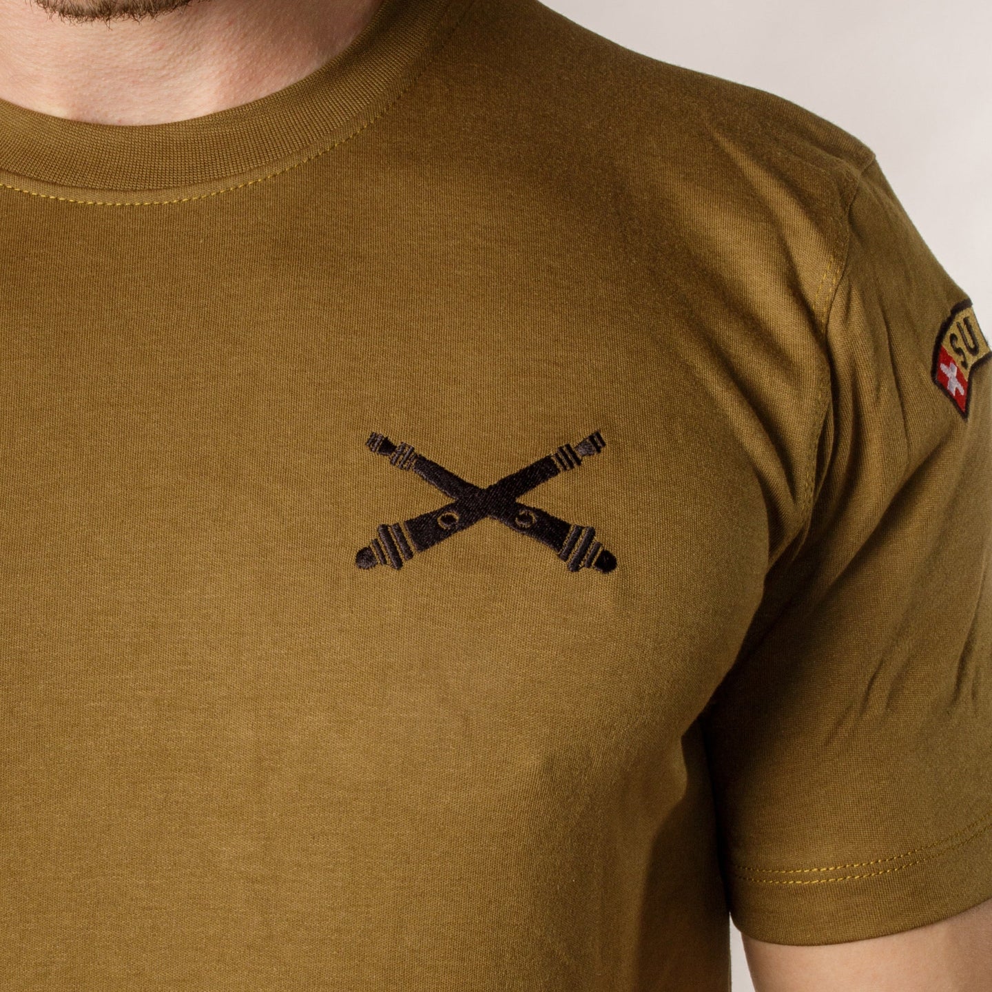 T-shirt de fonction en coton - Vert (Fonction au choix) - Canonnier