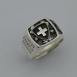 Pionnier d'ondes dirigées  - Chevalière d'Officier en argent