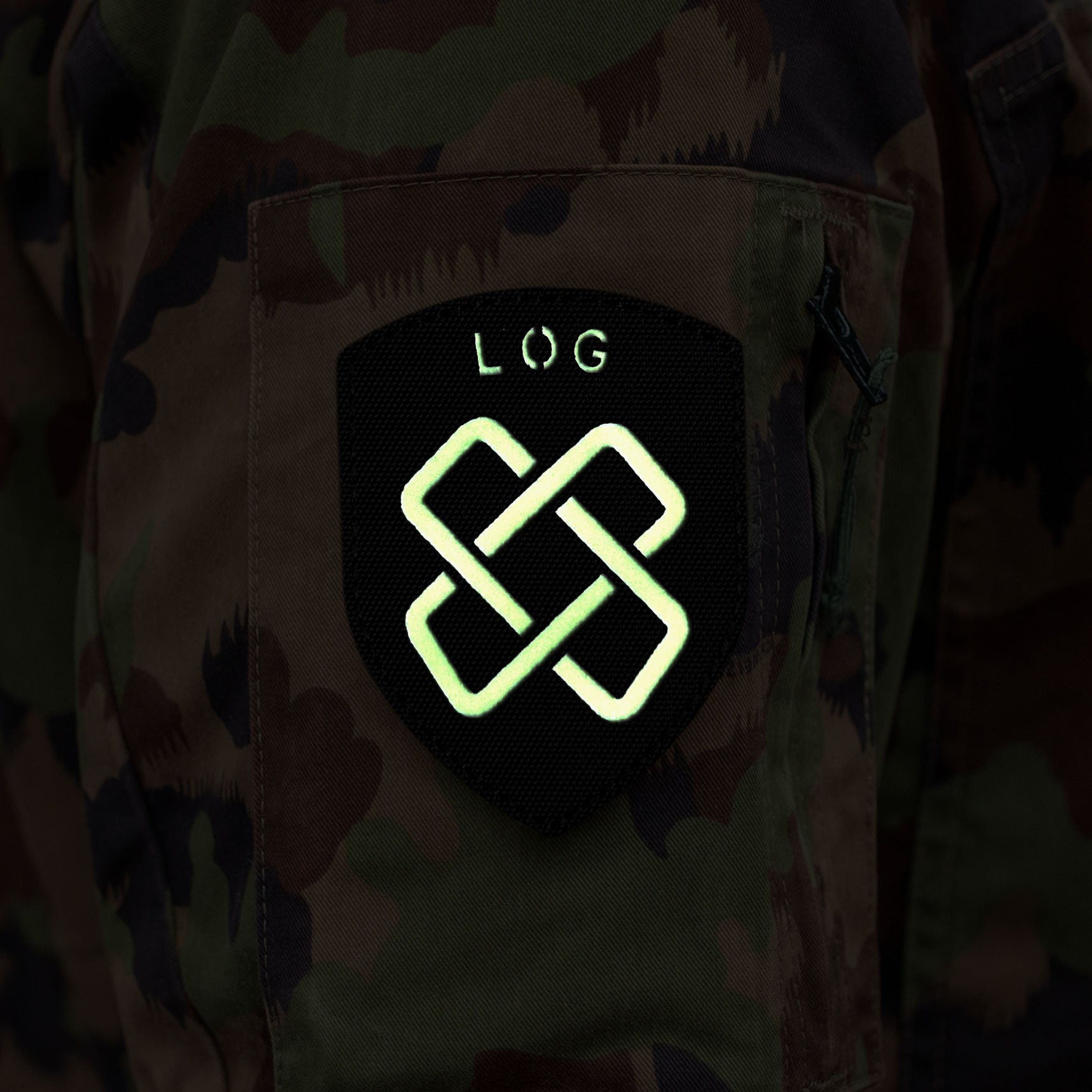 Logistics troops - badge - fluorescent