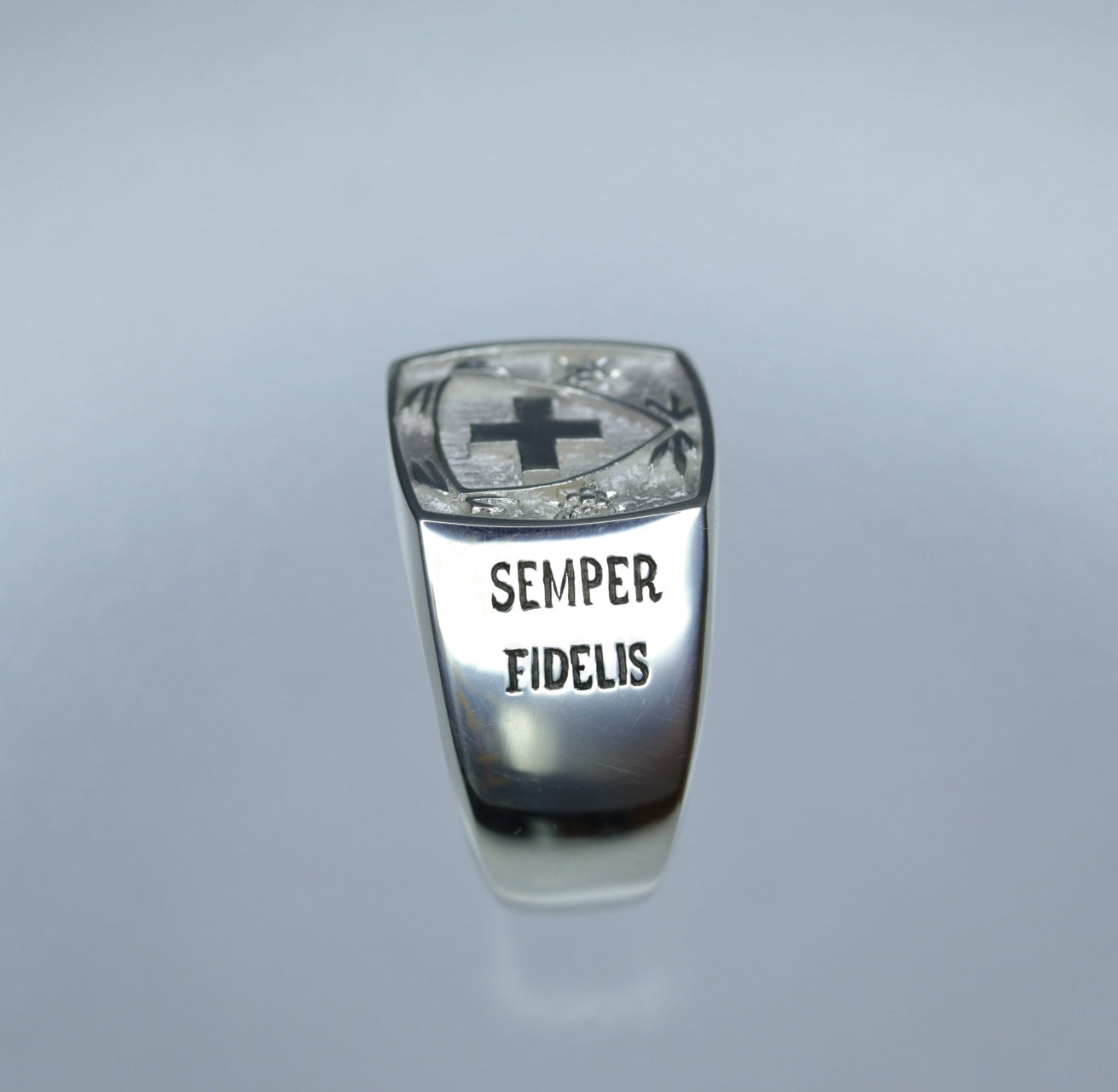 Forze speciali - anello di SIGNAGGIO UFFICIO SILVER