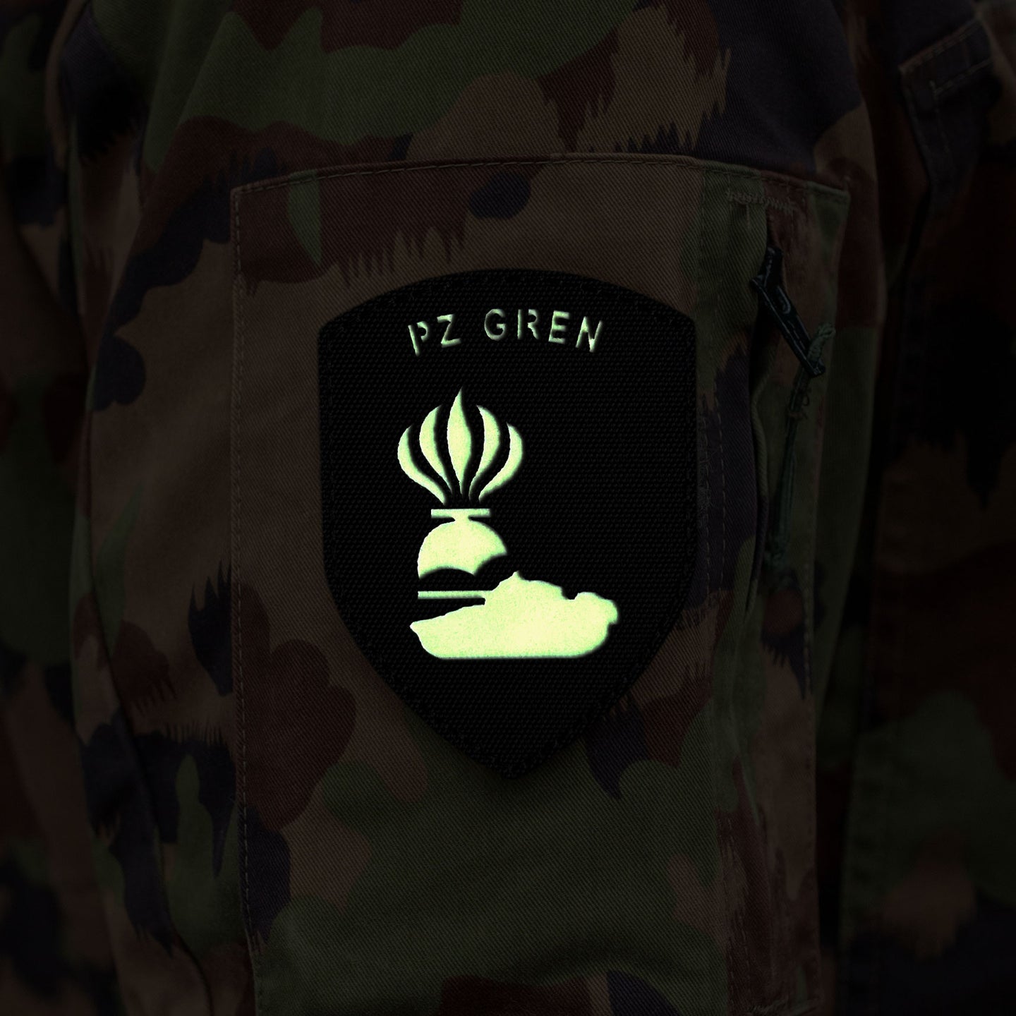 CHAR GRENADAID - Badge - Fluorescent