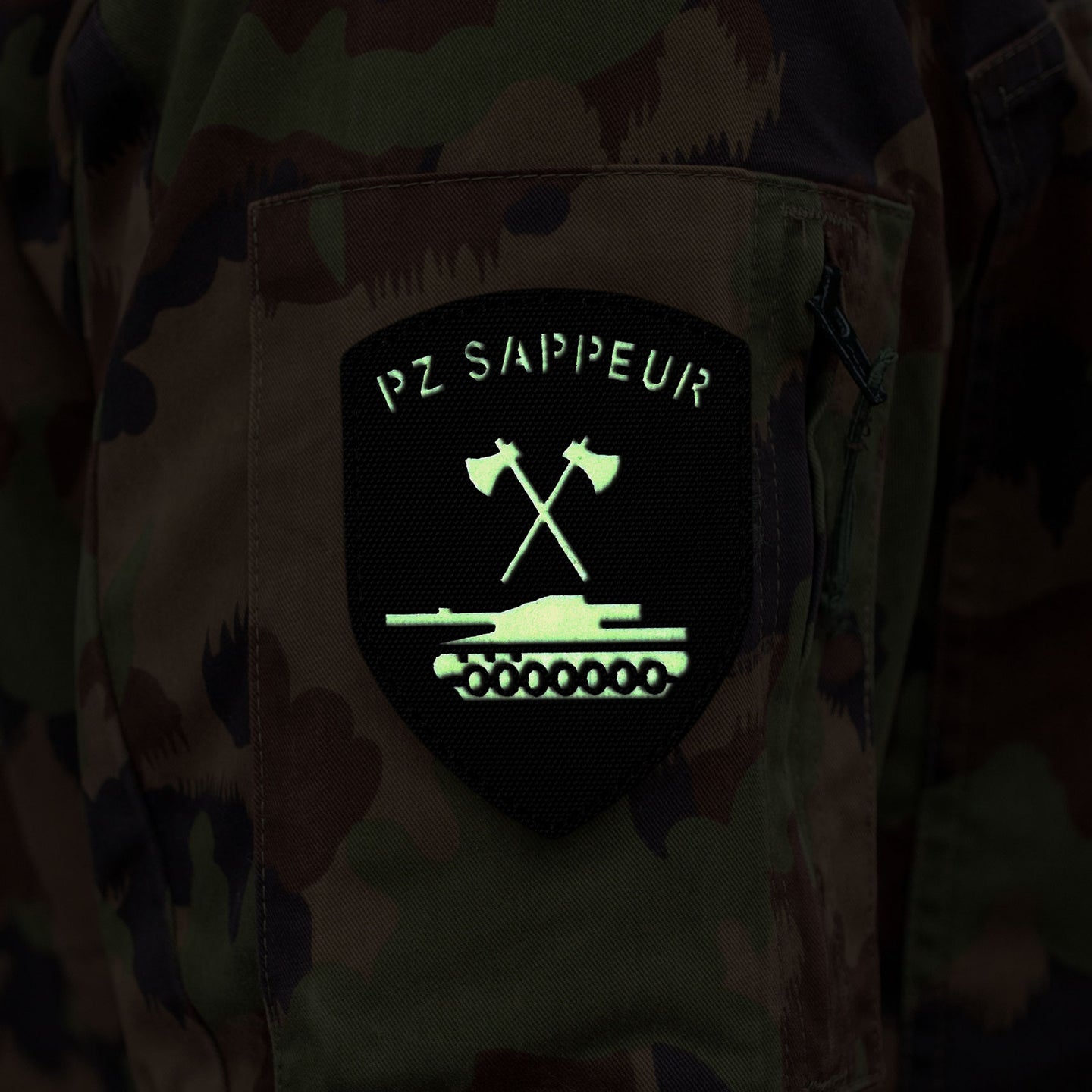Panzersappeur - Badge - Fluoreszierend 