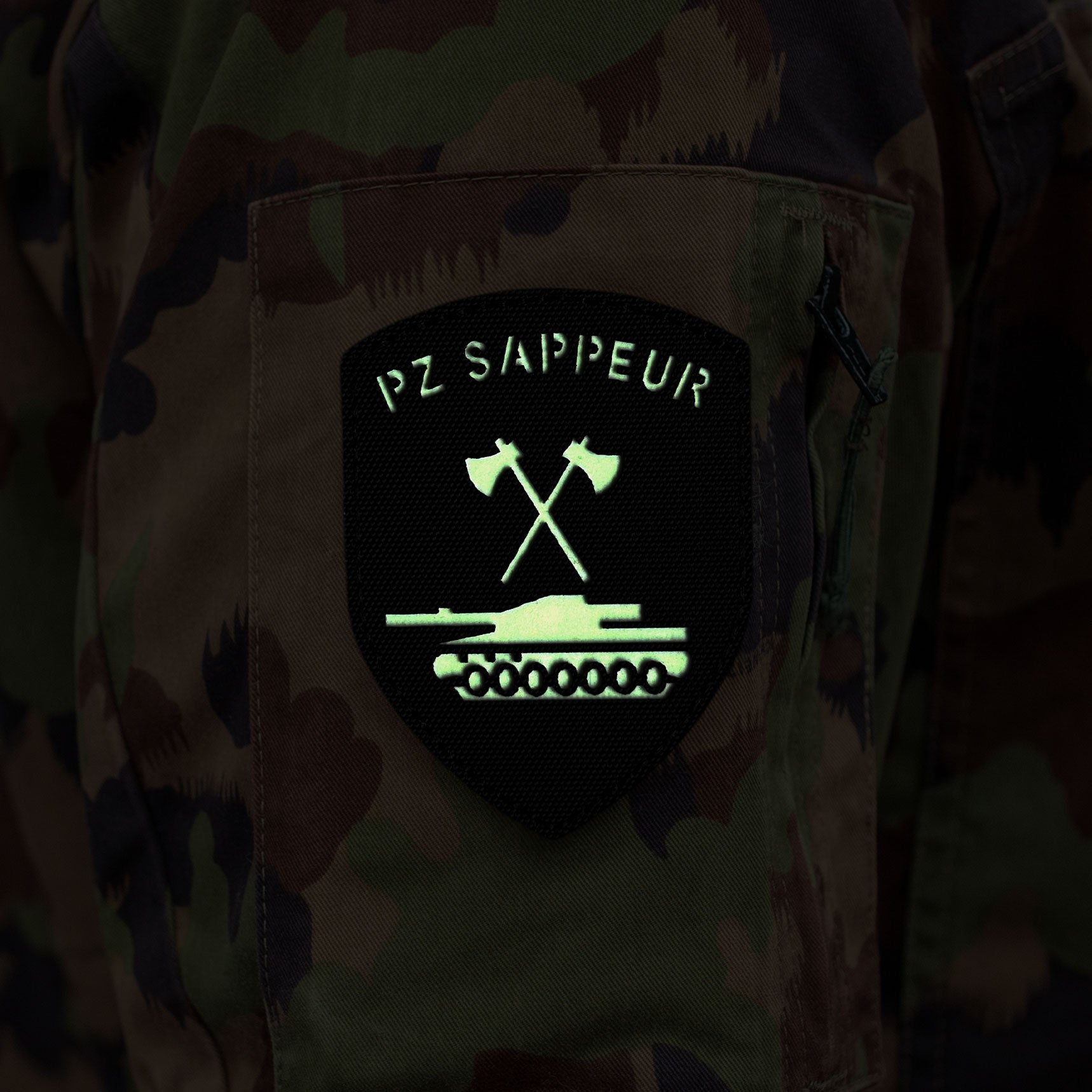 Sapeur de chars - Badge - Fluorescent