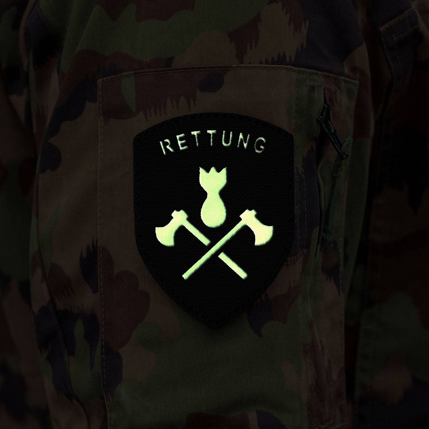 Rettung - Badge - Fluoreszenz