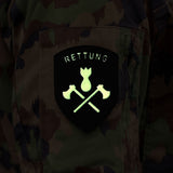 Rescue troops - badge - fluorescent