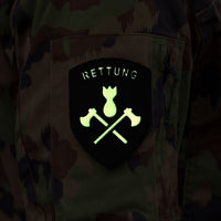 Rescue troops - badge - fluorescent