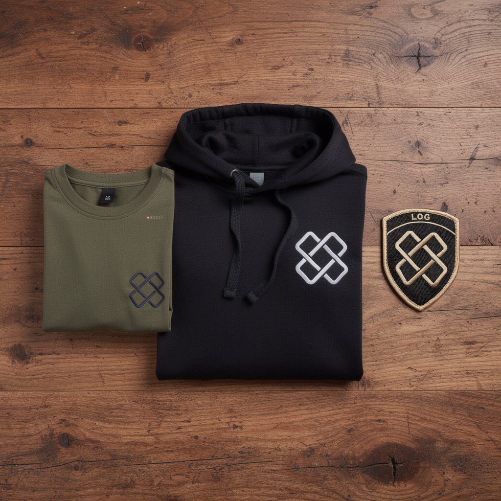 Bundle logistique flat lay