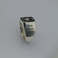 EO Log 40 - Chevalière d'Officier en argent