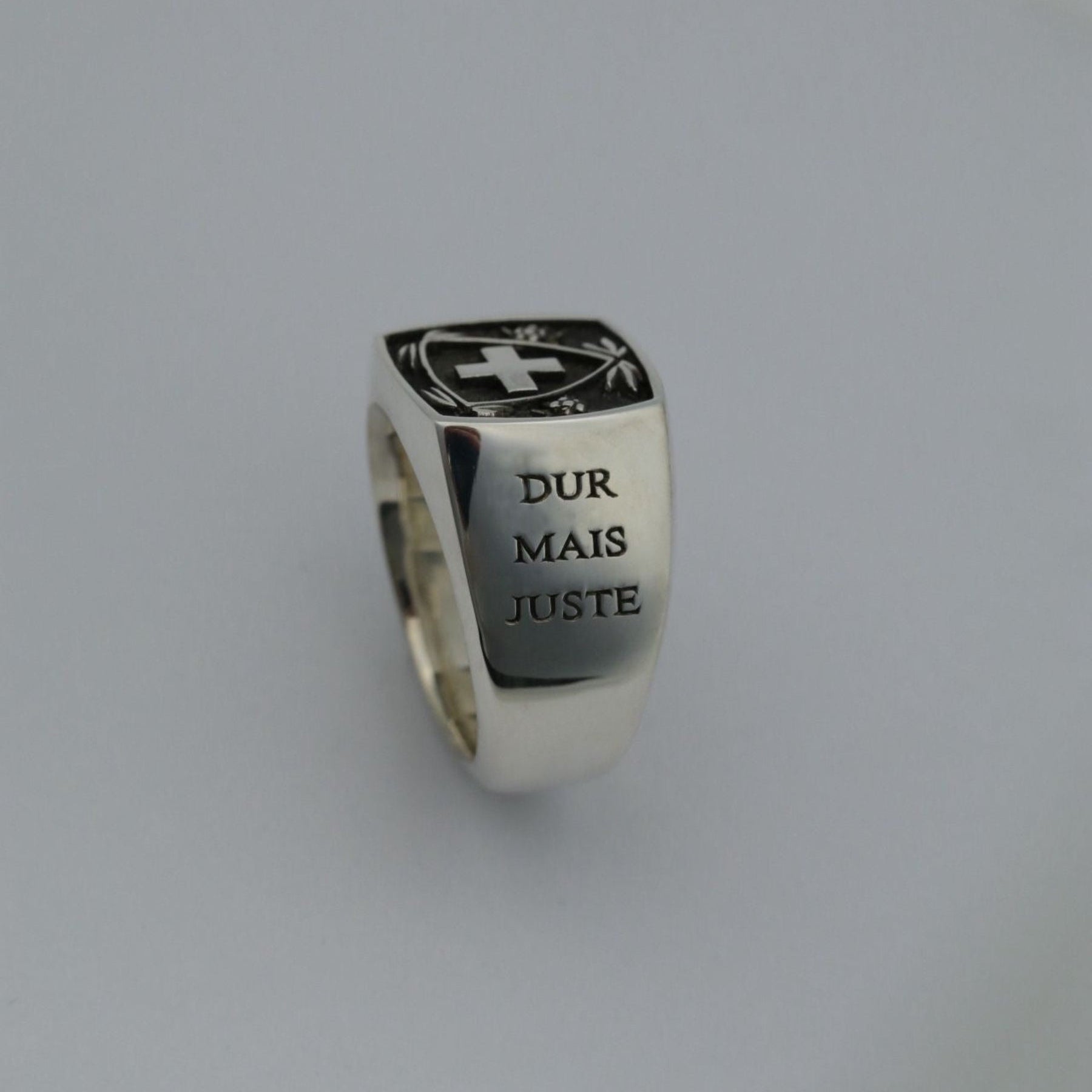 EO Log 40 - Chevalière d'Officier en argent