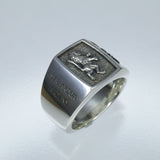 Chevalière en argent personnalisé