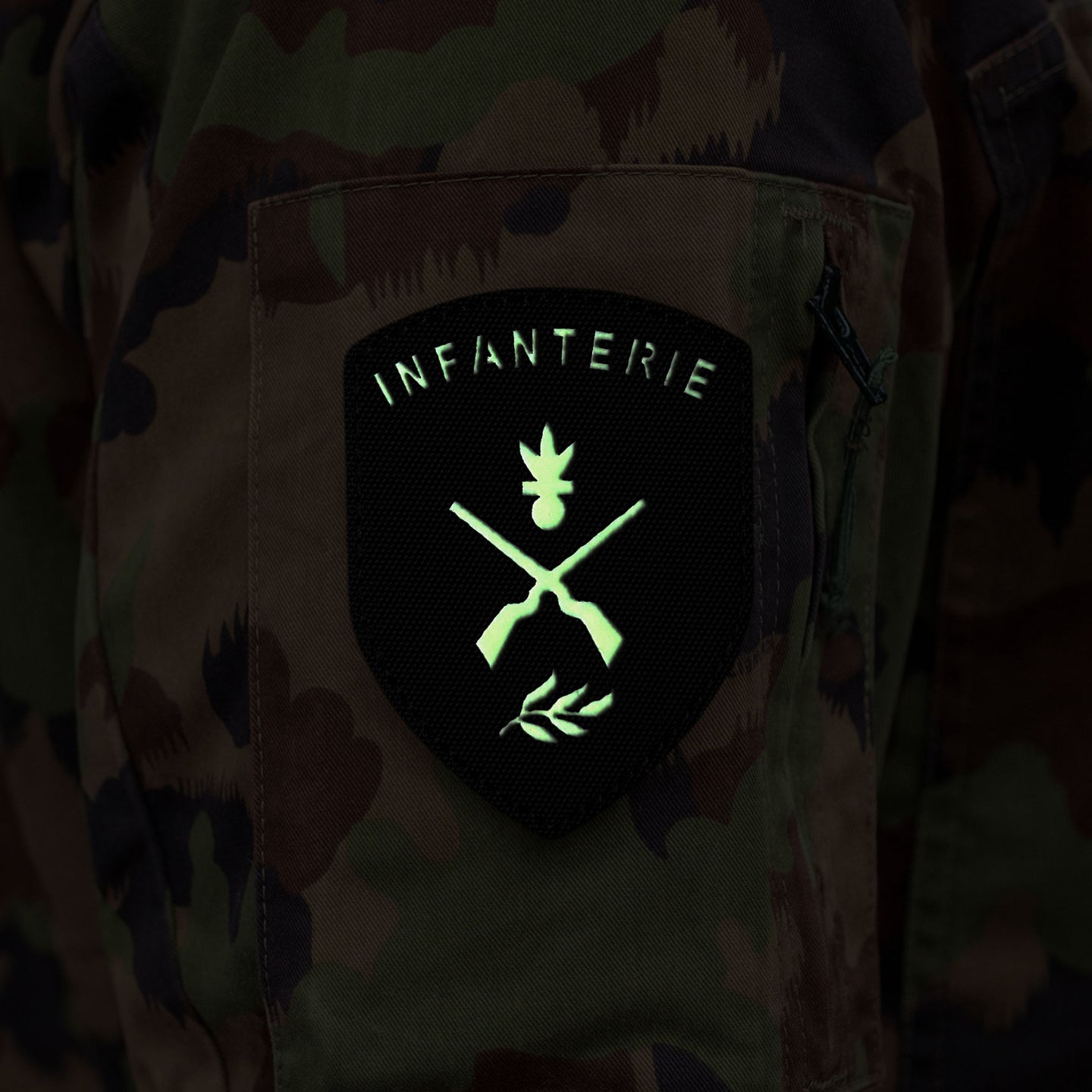 Infantry - badge - fluorescent