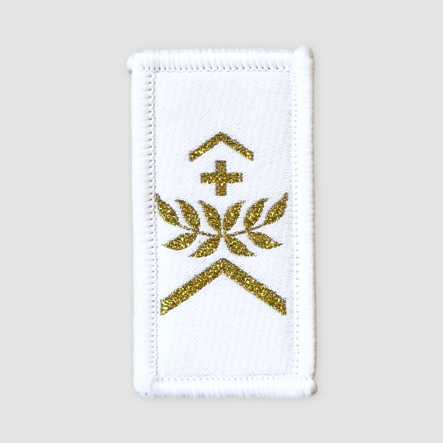 Gradabzeichen - Koch - Weiß/Gold